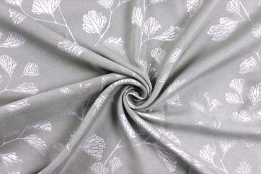 Jacquard-Dekostoff  - Eden - Grau 