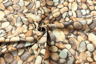 Dekostoff - Fluss-Kiesel 