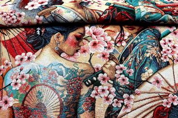 Dekostoff Gobelin - Samourai 