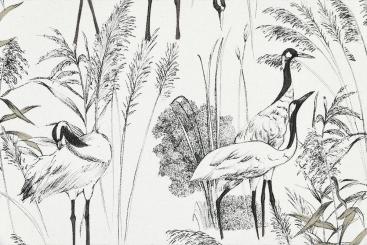 Dekostoff deluxe - Asia Kranich 
