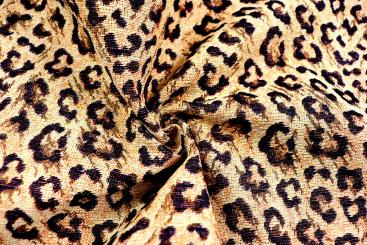 Gobelin-Stoff mit Leomuster 