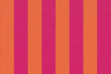 Dekostoff Digitaldruck mit Blockstreifen - Pink/Orange 