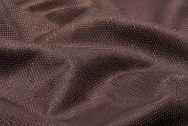 Kalbsleder Deluxe - Pailletten-Optik - Braun 