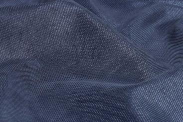 Kalbsleder Deluxe - Pailletten-Optik - Blau 