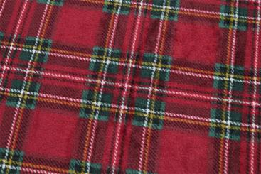 Kuschel-Fleece mit Schottenkaro 