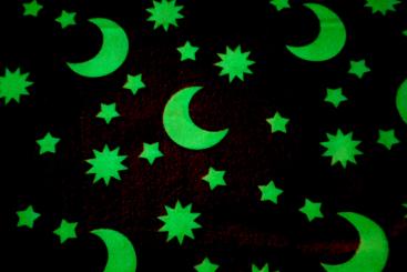 Fleece nachtleuchtend - Starry Night 