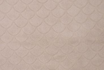 Fleece mit Schuppenmuster - Sand 