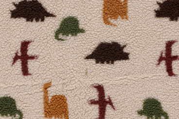 Fleece Sherpa mit kleinen Dinos 