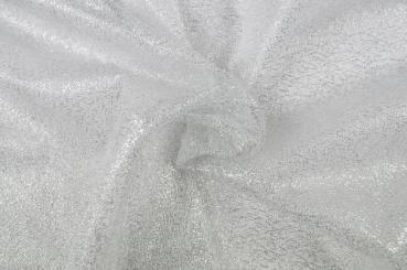 Glitzer-Tüll - Silber 