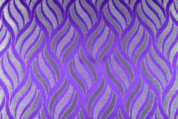 Brokatstoff Venedig - Lila 