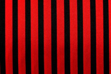 Satin Streifen - Rot/Schwarz 