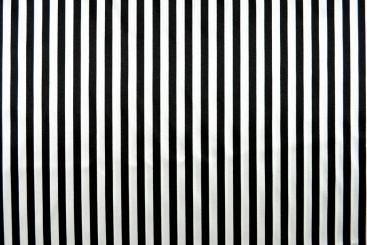 Satin Streifen - Weiß/Schwarz 