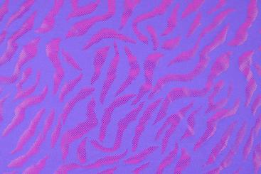 Tanzkleiderstoff - Hologramm-Effekt - Wildkatze - Purple 