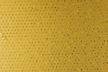 Tanzkleiderstoff - Hologramm-Effekt - Pünktchen - Gold 