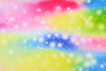 Universalstoff mit Regenbogen Himmel 