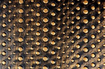 Vintage Kunstleder mit Punktprägung 