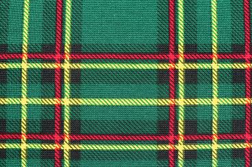 Universalstoff mit Schottenkaro - Grün 