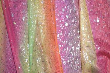 Glitzer-Mesh - Shiny Rainbow 