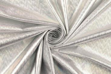 Tanzkleiderstoff - Silver Metallic 