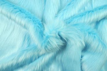 Fuchs - Langfell-Imitat - Hellblau 