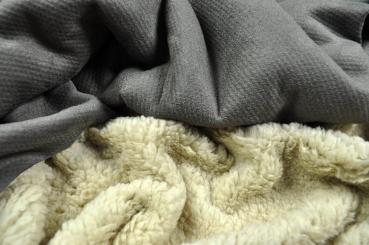 Teddy-Wildlederimitat 