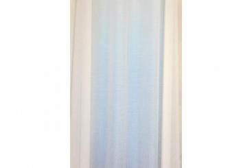 Gardinenstoff Öland - 300 cm - Bleiband - Weiß transparent 