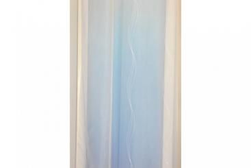 Voile Schluchsee - Weiß transparent - 290 cm hoch - 1,0 Meter 