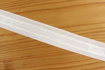 Gardinenband Universal - 23 mm - Weiß 