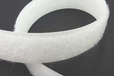 Flauschband - 20 mm - Weiß 