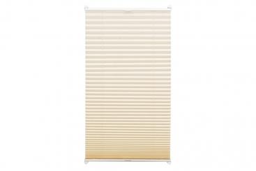 EASYFIX Plissee - 2 Bedienschienen - 90 x 130 cm - Creme 