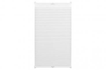 EASYFIX Plissee - 2 Bedienschienen - 90 x 130 cm - Weiß 