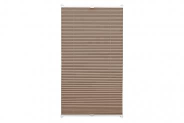 EASYFIX Plissee - 2 Bedienschienen - 100 x 130 cm - Taupe 