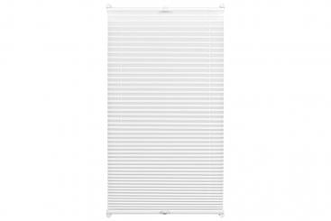 EASYFIX Plissee - 2 Bedienschienen - 80 x 130 cm - Weiß 