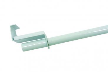 GARDINIA Metall-Spannvitrage - Ø 9 mm - 40 - 60 cm - Weiß 