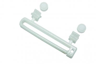 GARDINIA Schlaufengleiter - 5 cm - für Aluminium-Vorhangschiene - 10 Stück - Weiß 