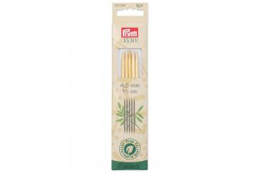 Strumpfstricknadeln Prym 20 cm - 3,0 mm Bambus 