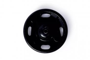 Annäh-Druckknöpfe 15 mm Schwarz - 6 Stück 