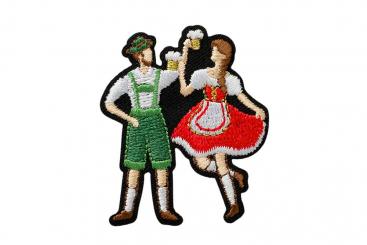 Applikation - Trachten-Paar 