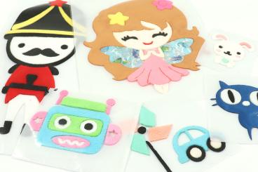 Aufbügel-Applikationen - 5er Set 