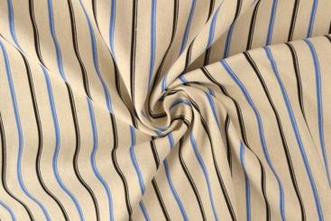 Leinen-Mix - Maritime Streifen 
