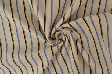 Leinen-Mix - Maritime Streifen 