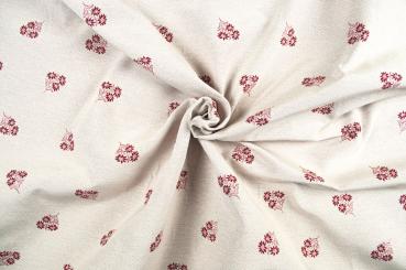 Möbel-Jacquard - Landhaus-Edelweiß - Creme 