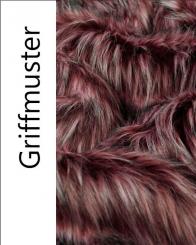 Stoffmuster: Zottelfell-Imitat - Rosa 