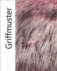 Stoffmuster: Fell-Imitat Ice Princess 