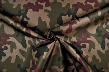 Polyester reißfest - Camouflage Waldtarn 