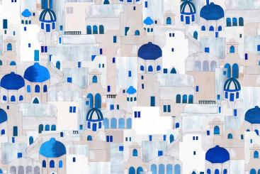 Outdoorstoff Deluxe - Santorini 