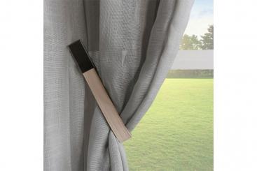 Magnet-Raffhalter Kunstleder - Creme 