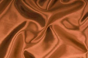 Satin Stoff Kupfer