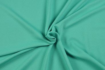 Waffel-Piqué - Türkis 