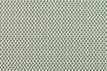 Baumwoll-Stretch - Mikro-Rauten - Weiß/Grün 